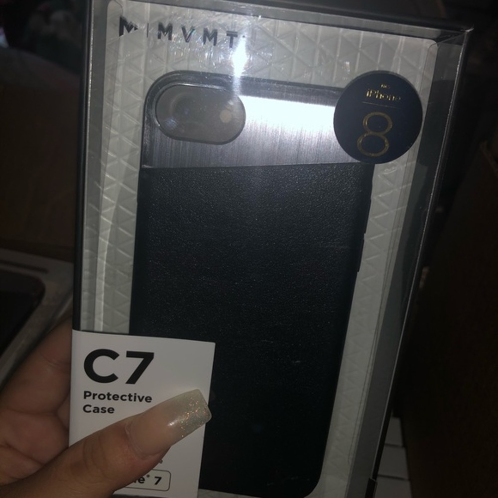 mvmt c7 navy aluminum phone case